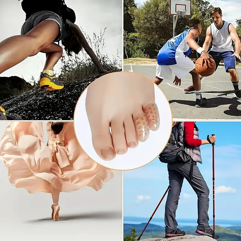 10pcs Clear Breathable Anti-Friction Foot Protectors - Image 3