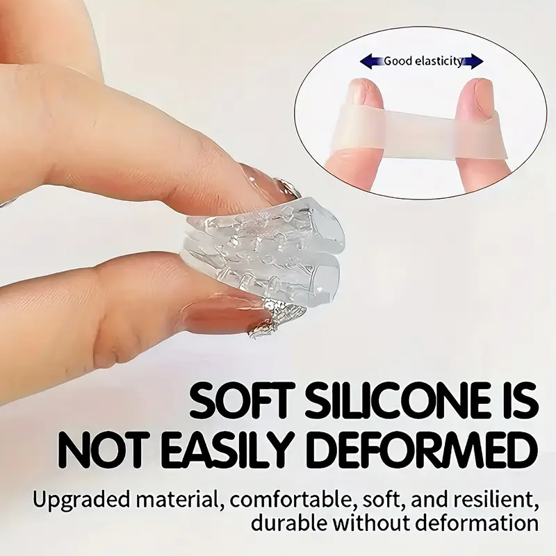 10pcs Clear Breathable Anti-Friction Foot Protectors - Image 4