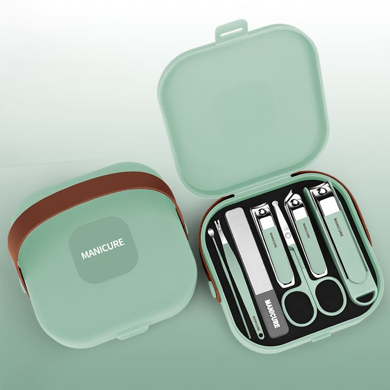 7 PCS Set Anti-Splash Nail Clipper Set Portable Handheld Personal Care - Image 6