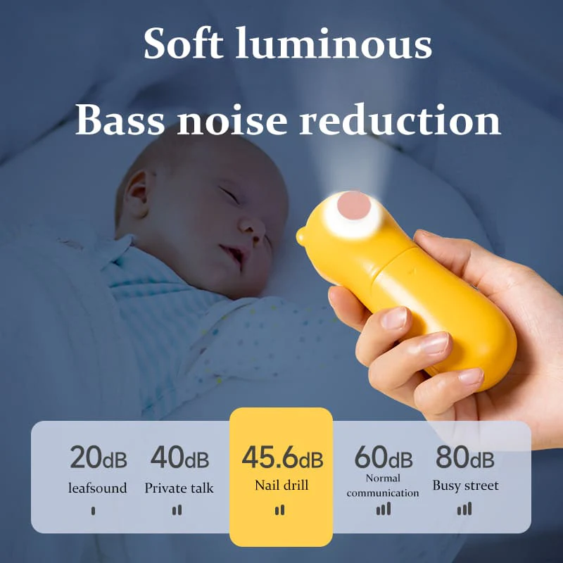 Baby Electric Nail Grinder, Nail Trimming, Baby Nail Clipper & Polishing - Image 4