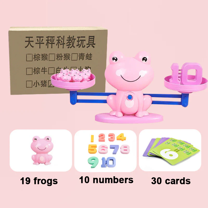 Children's Number Frog Balance Early Education Educational Toy - Image 3