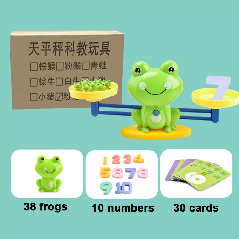Children's Number Frog Balance Early Education Educational Toy - Image 4