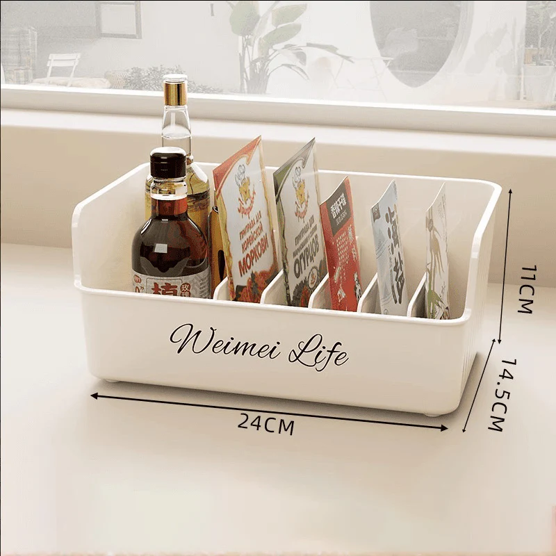 Condiment Storage Box, Multifunctional Compartment Tray For Kitchen And Home Use - Image 7