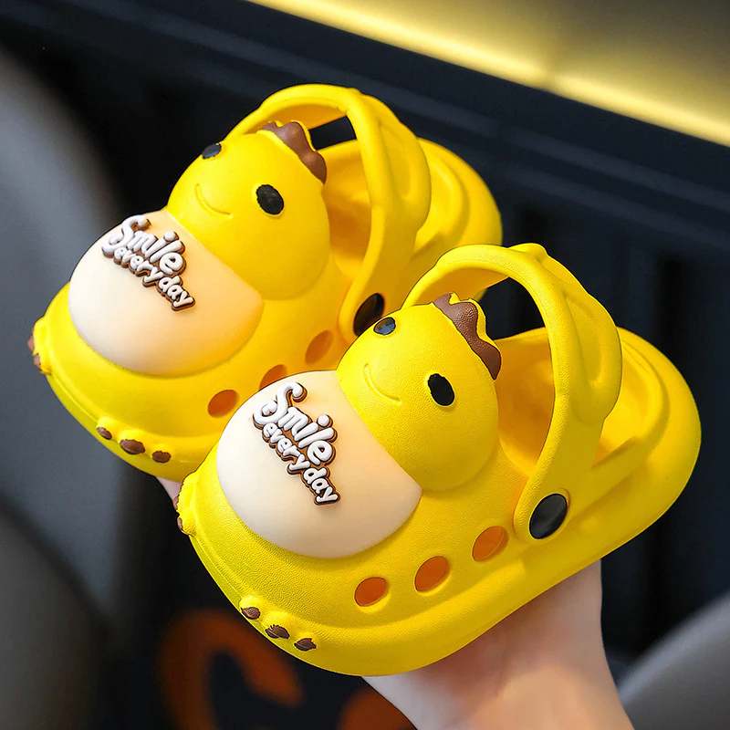 Cool and Bright LED Anti-slip Cartoon Children's Two-piece Slip-on Sandals - Image 6