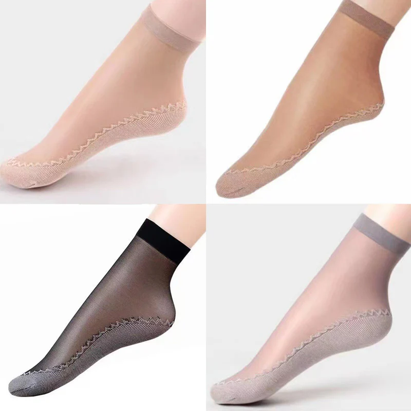 Cotton-soled Anti-snagging Sweat-absorbent Breathable Short Stockings - Image 6