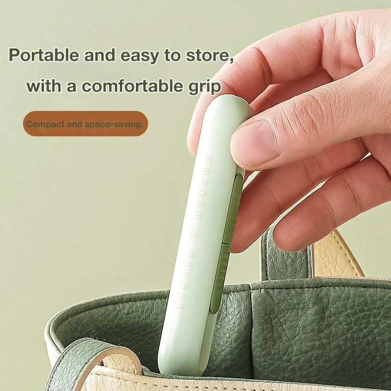 Dual-Head Hand Sewing Tool – 2-in-1 Needle Threader and Stitch Remover - Image 4