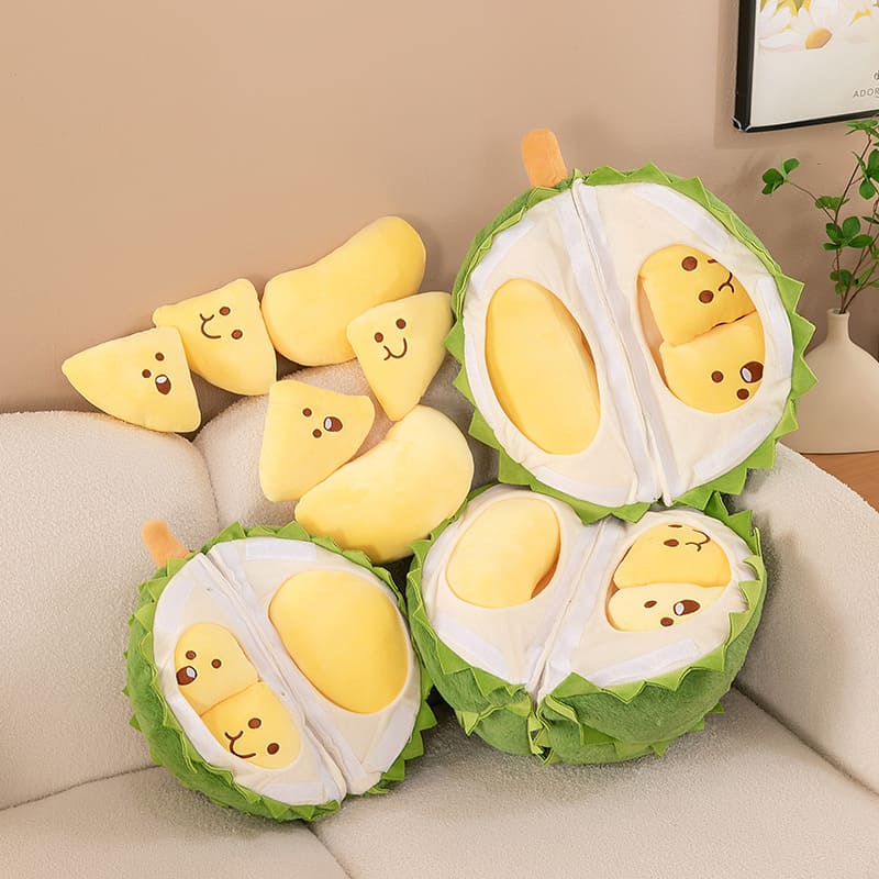 Durian Plush Toy Pillow Stress-Relief Doll Large Plushie - Image 3