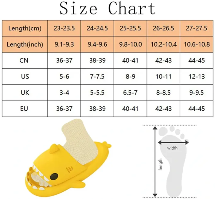 Fashionable Shark Slides - Comfortable, Non-Slip - Image 5