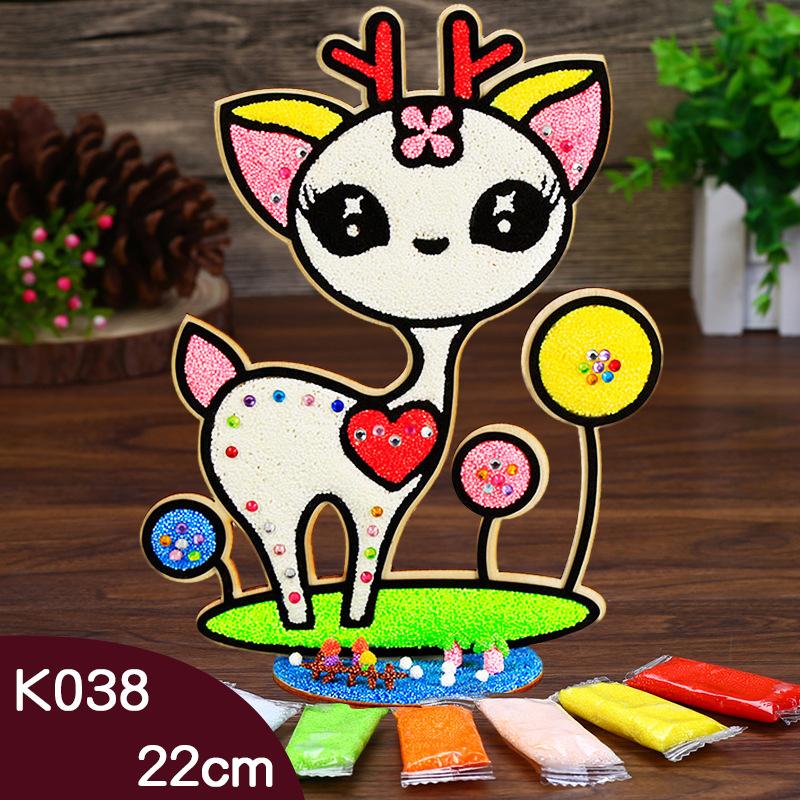 Handmade Clay Coloring DIY Puzzle Production-Snowflake Clay Painting - Image 16