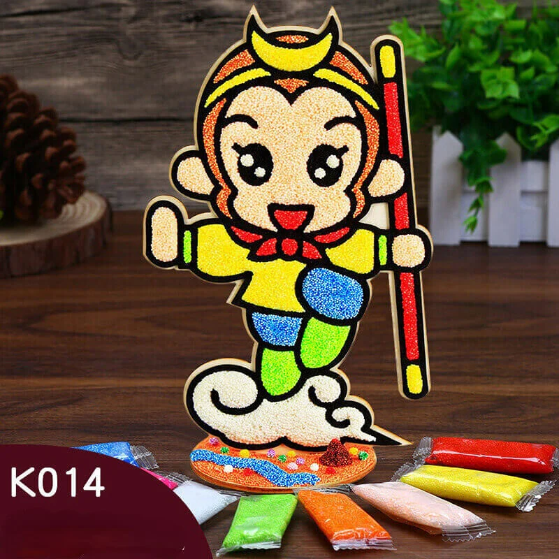 Handmade Clay Coloring DIY Puzzle Production-Snowflake Clay Painting - Image 6