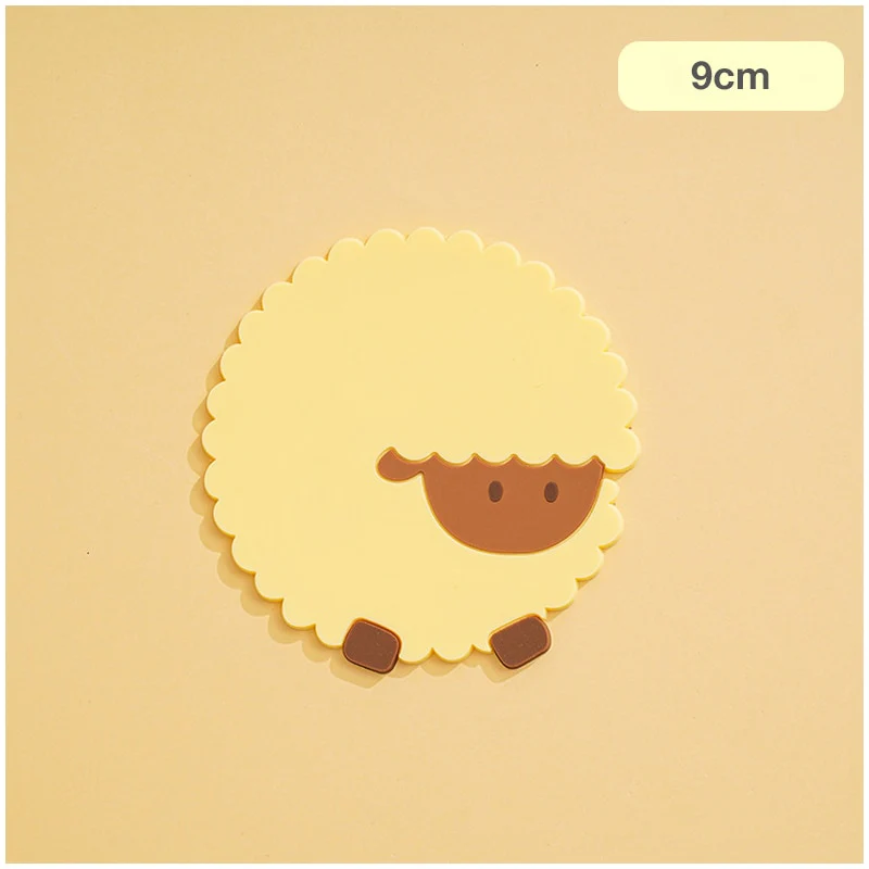 Household Thickened Food-Grade Silicone Heat Insulation Tea Cup Mat, Anti-Burn & High-Temperature Resistant - Image 5