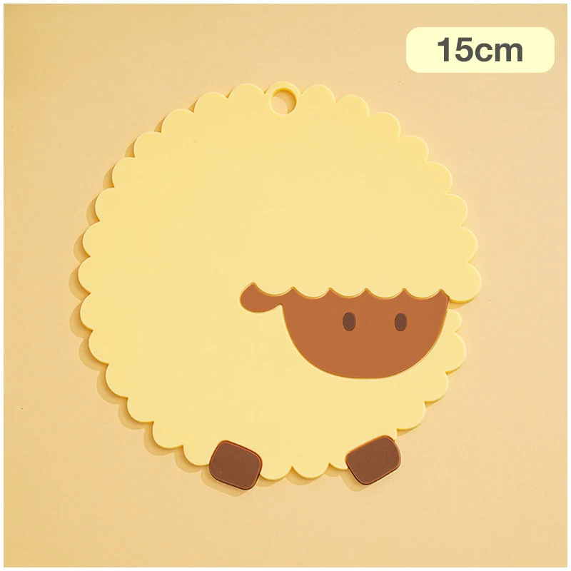 Household Thickened Food-Grade Silicone Heat Insulation Tea Cup Mat, Anti-Burn & High-Temperature Resistant - Image 7