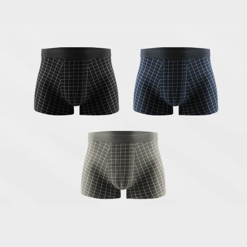 Men's Breathable And Stretchy Ice Silk Cotton Boxers - Image 6