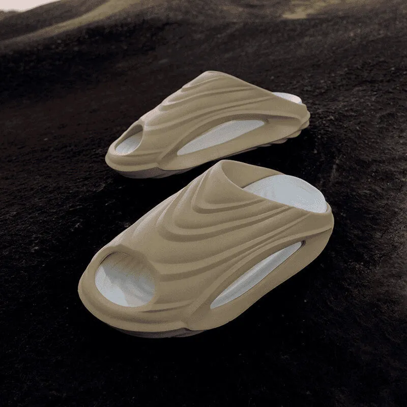 Unisex Cushioned Slippers Non-Slip Thick Sole Beach Sandals - Image 11