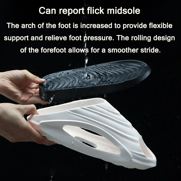 Unisex Cushioned Slippers Non-Slip Thick Sole Beach Sandals - Image 4