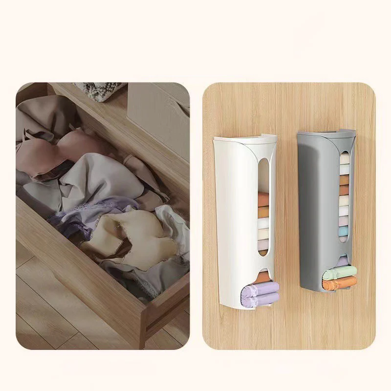 Wall-mounted, Pull-out Storage Box For Underwear And Socks, No Drilling Required - Image 5