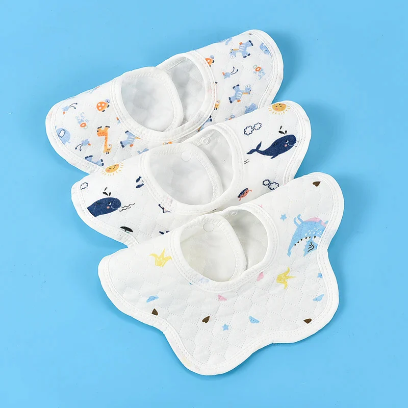Waterproof Cotton Baby Bib for Drool - Image 3