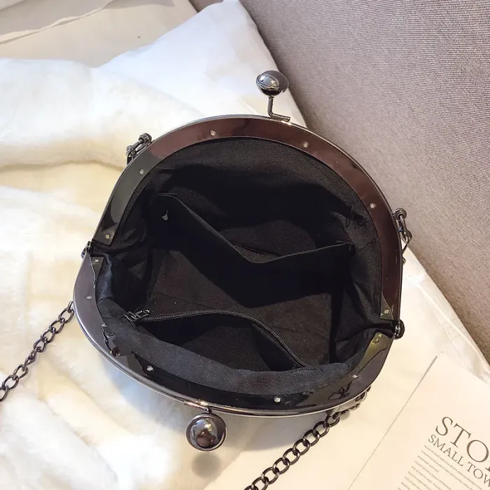 Women's Fringe Chain Retro Shell Bag - Image 3